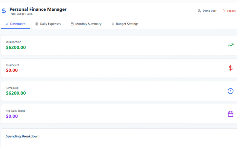 Personal-finance-management-system